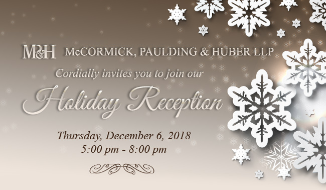 Holiday Reception Invitation