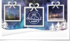 Modern Photo Gift Box Ornaments