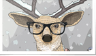 Hip Holiday Deer