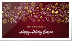 Golden Snowflakes W...