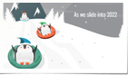 Snow Tubing Penguins