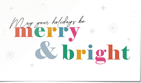 Merry and Bright White (Static)