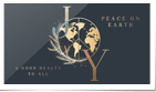 Peace on Earth Joy Globe Blue (Vid)