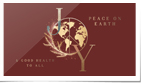 Peace on Earth Joy Globe Red (Vid)