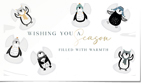 Fun Penguin Snow Angels (Vid)