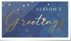 Elegant Seasons Greetings Blue (Static)