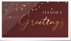 Elegant Seasons Greetings Red (Static)