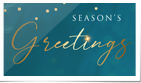 Elegant Seasons Greetings Teal (Static)