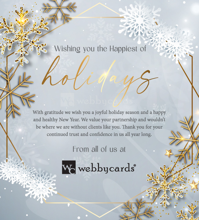 Silver Snowflakes Holiday II (Static)