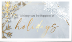 Silver Snowflakes Holiday II (Static)