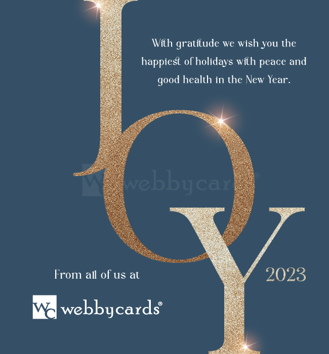 JOY Gold Foil - Blue (Static)