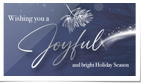 Joyful Holiday Season Evergreen Blue (Static)