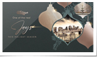 Elegant Evergreen Photo Ornaments Green (vid)