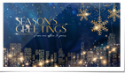 City Seasons Greetings Blue (vid)