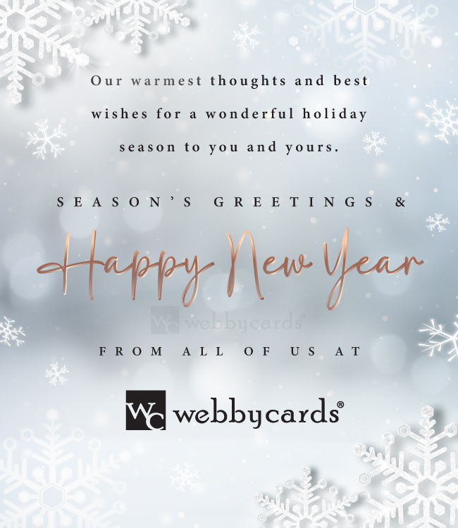 Elegant Snowflakes Gold Holiday I