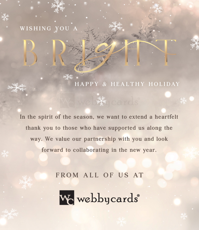 Elegant Snowflakes Gold Holiday I
