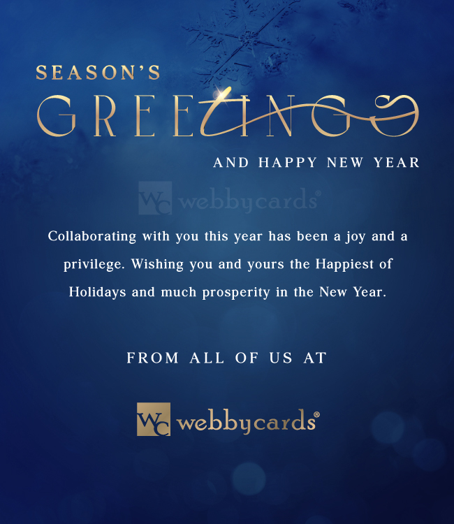 Elegant Snowflake Blue Holiday III