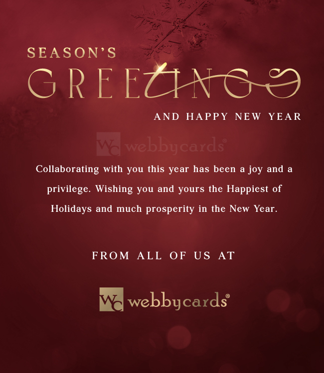 Elegant Snowflake Red Holiday I