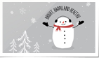 Fun Snowmen Holiday Greetings (Vid)