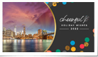 Cheerful Holiday Wishes Photo Grey - Ani Gif