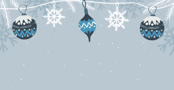 Happy Holidays Ornaments B - Ani Gif