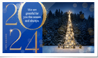 Gold Foil Year Photo Blue - Ani Gif