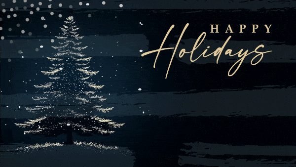 Elegant Tree Navy - Ani Gif