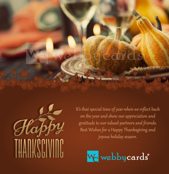 Thanksgiving Feast Photo eCard