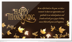 Thanksgiving Golden Leaves Static