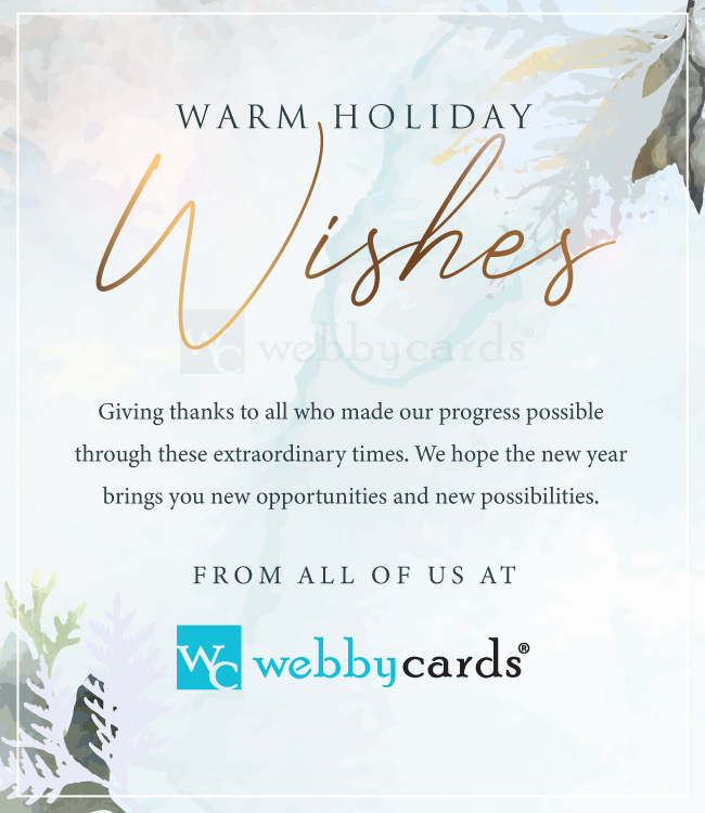 Watercolor Warm Holiday Wishes (Static)