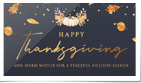 Happy Thanksgiving Elegance Navy (Static)