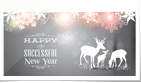 Happy Successful New Year Grey BG