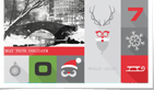 Holiday Photo Squares - Grey/Red/Green