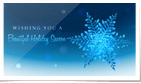 Blue Snowflake with...