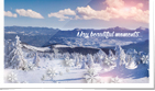 Winter Wonderland Happy Holiday