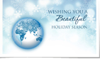 Spinning Snowflakes Globe - International