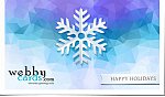 Modern Abstract Animated Snowflake