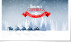 Santa's Sleigh Seasons Greetings