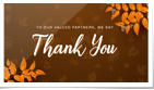 Giving Thanks - Dark
